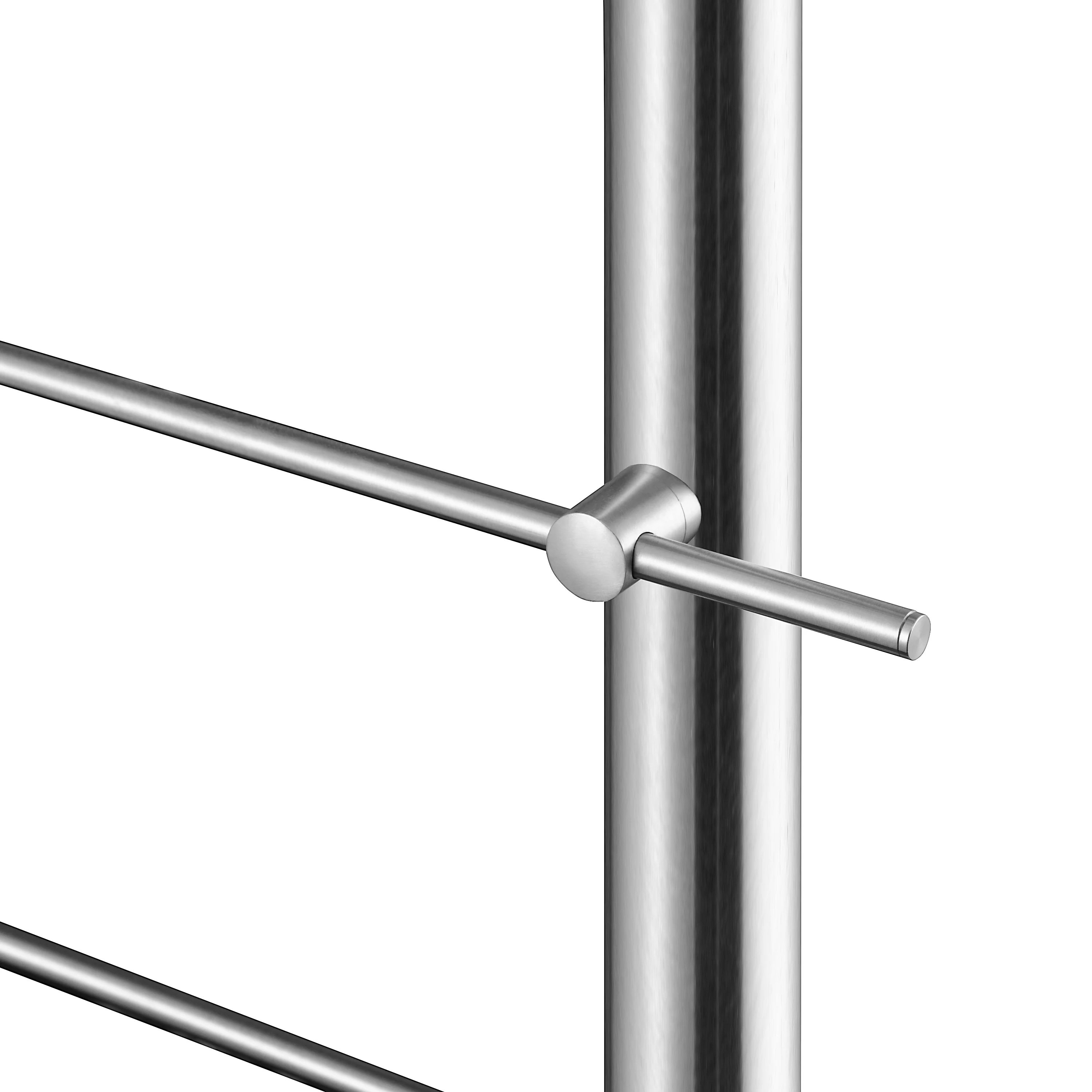 Barandilla escalera de acero inoxidable 304 con 3 barras transversales para interior y exterior - Image 12