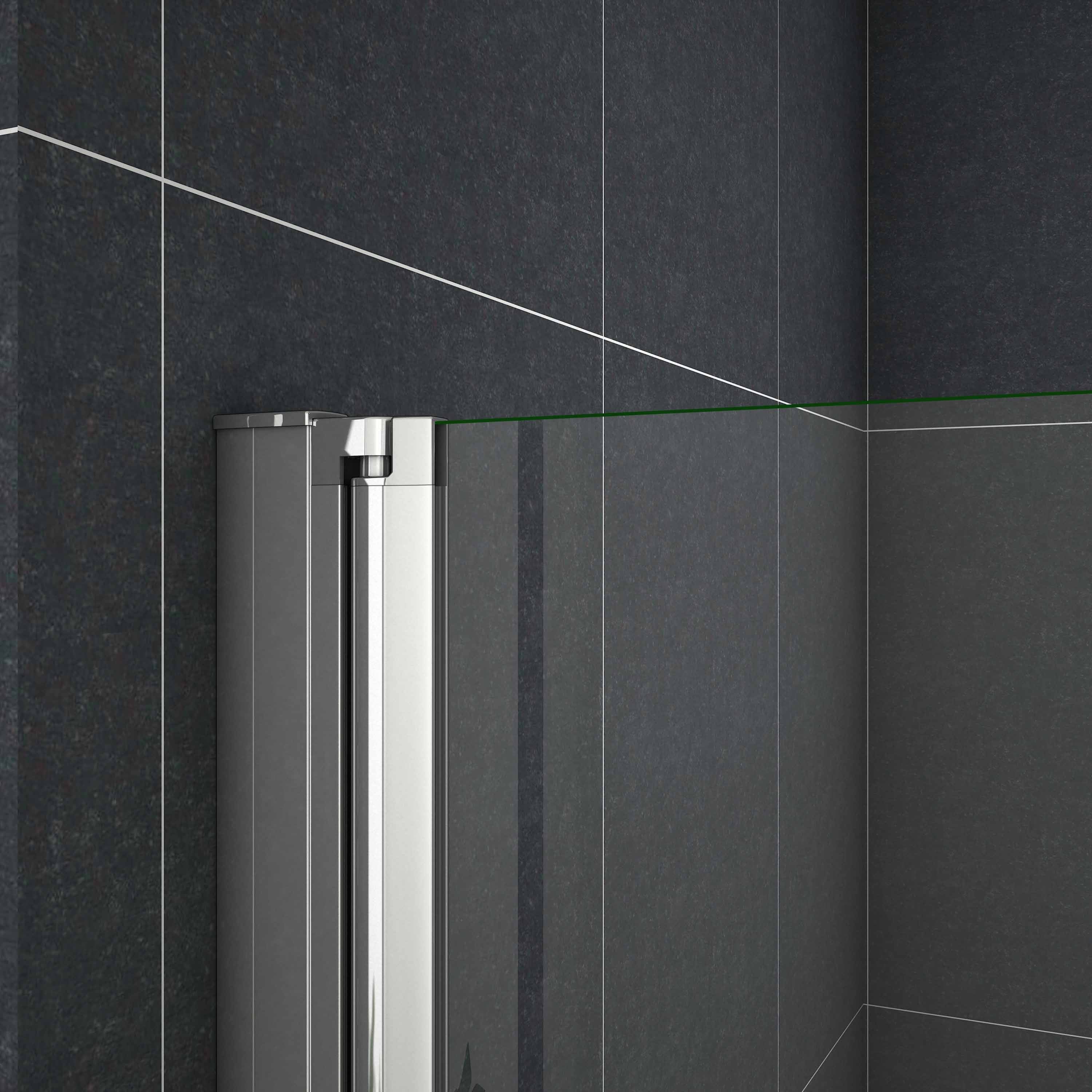 Mampara ducha Pantalla baño plegable puerta de Aica diferentes tamaños - Image 4