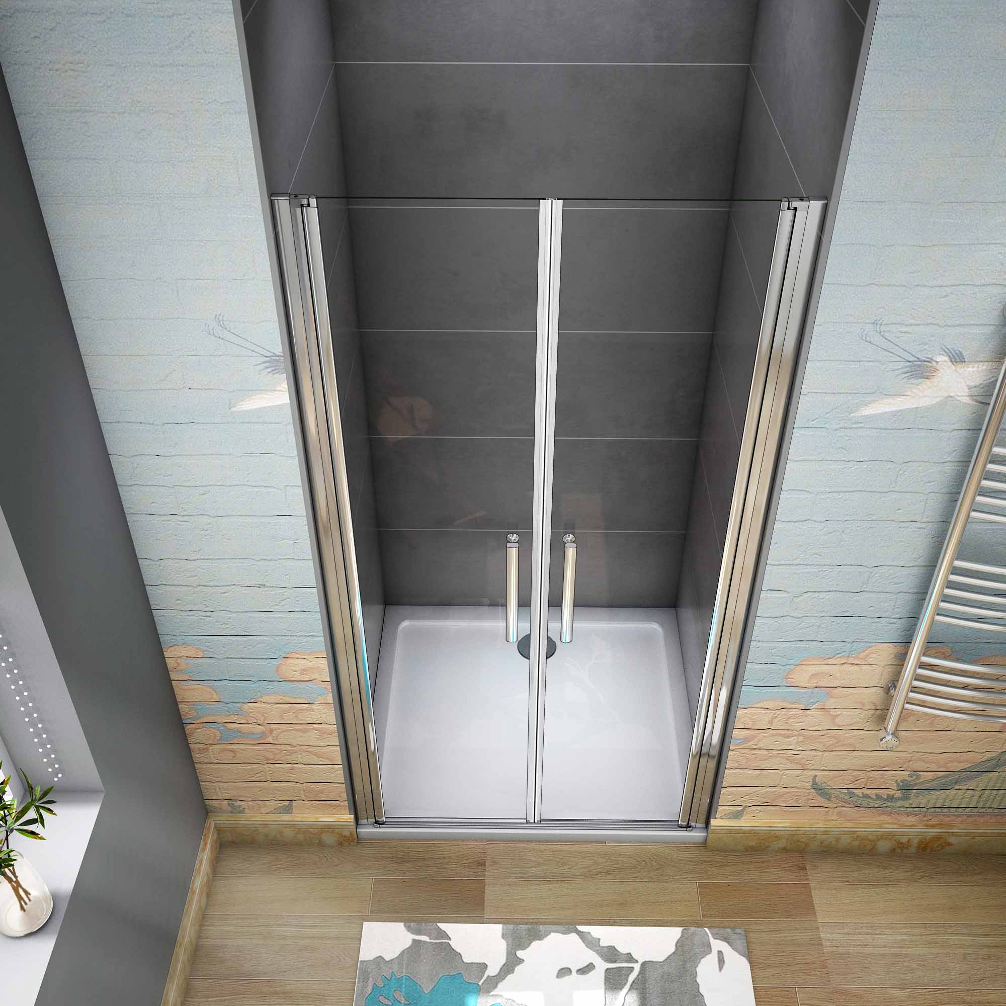 Mampara ducha puerta giratoria 6mm Easyclean vidrio - Image 4