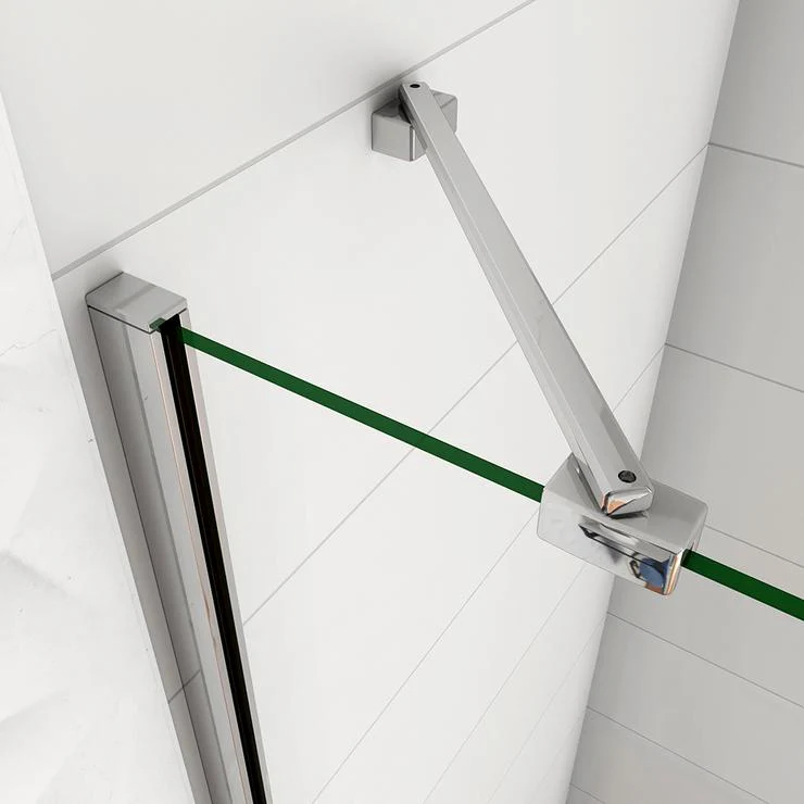liquidacion Walk in 2 hojas plegables 8mm vidrio templado con tratamiento antical，Barra 30cm，190cm - Image 7